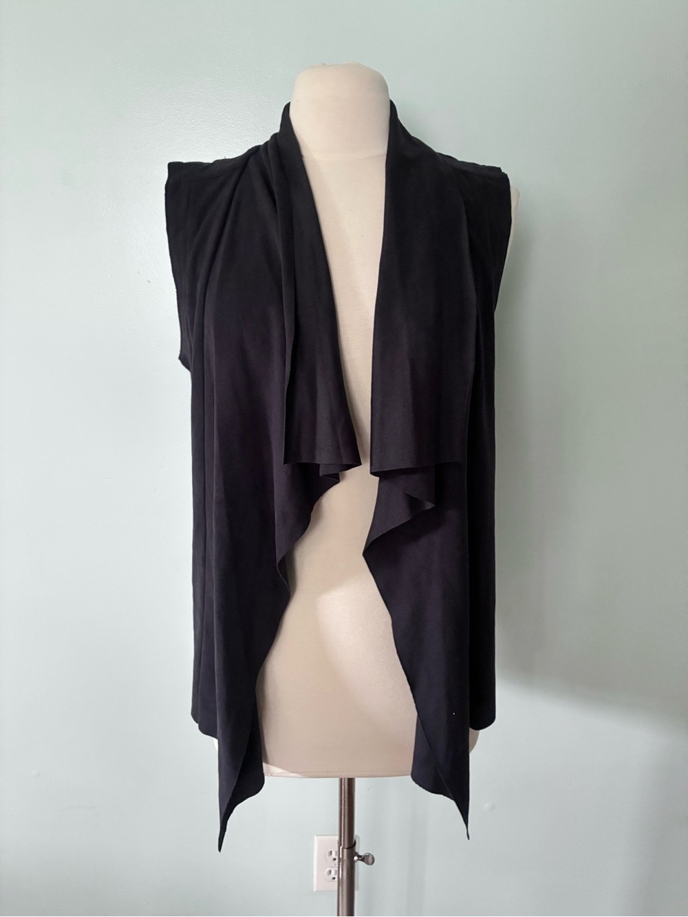 1. State Faux Suede Waterfall Vest